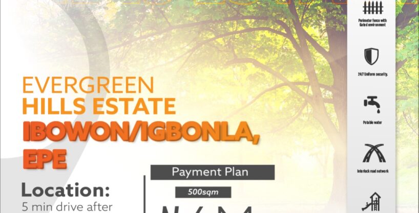 EVERGREEN HILLS ESTATE IDOWON-IGBONLA EPE